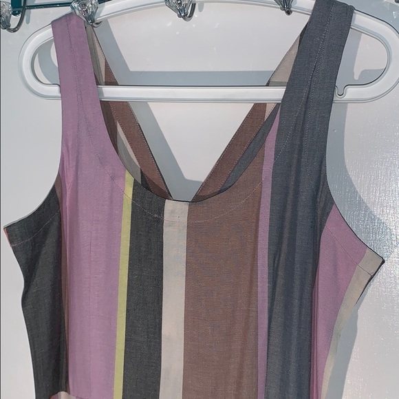 PATRONS OF PEACE Front button striped midi dress - Picture 7 of 10